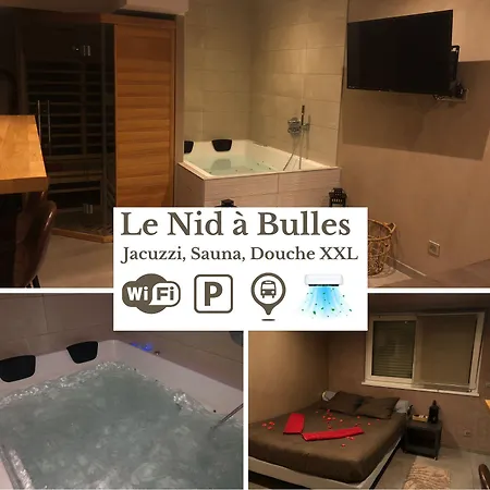 Nid A Bulles - Loft 35M2 Sauna Jacuzzi 10Min Centre Strasbourg Bischheim Exterior foto